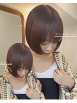 イェッカ パビル(YECCA pabil) ブリーチなしワインレッド