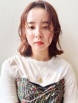 ケーツー あべのキューズモ－ル店(K-two)&nbsp;[K-two]かきあげ前髪 小顔 センターパート ボブ[天王寺/阿倍野]