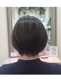 【小顔】【ショートボブ】【ハイライト】30代40代