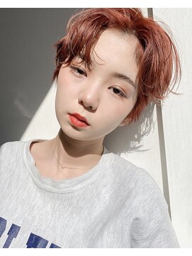 シーム(SEAM) ハンサムショートとオレンジカラー