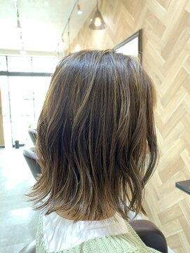 スタンド(STAND) イルミナカラー　ハイライト　ヌードグレージュ