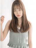 【Luana 梅田】ナチュラルストレート×フォギーベージュ