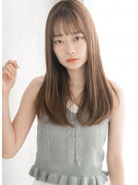 ルアナ 梅田店(Luana) 【Luana 梅田】ナチュラルストレート×フォギーベージュ