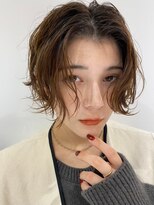 フラミューム たまプラーザ(flammeum)&nbsp;ラフセンターパート×チョコレートブラウン【たまプラーザ】