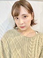 ネオリーブ ロア 鶴川店(NEOLIVE ROA) 切りっぱなしボブ★グレージュカラー