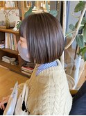 ピスタチオモカ×ミニボブ