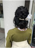 【卒業式ヘア】ハーフアップ