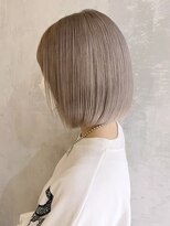 アルバム 渋谷パルコ(ALBUM) ホワイトグレー_チェリーブラウンフェミニンロング_ba368362