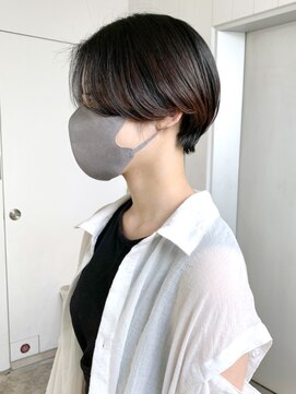 アイティー バイ アルバム 中野店(IT by ALBUM) ハンサムマッシュショート_大人ガーリーチョコレート_ba413441