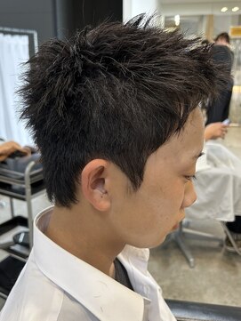 ニアウ 伊勢崎連取店(Niau) メンズマッシュパーマツイストスパイラルパーマ波巻きパーマ