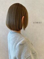 エメ バイ ヘアーポケット(aimer by hair pocket) *+aimerが叶える...肩上ボブ×髪質改善カラー*