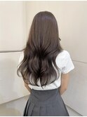 韓国ロング　ナチュラルブラウン髪質改善【横浜】