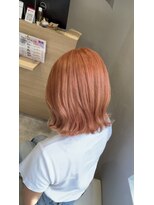 アヴァンス 京橋店(AVANCE)&nbsp;切りっぱなしボブ×オレンジカラー