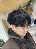ショートセンターパート ツイスパ