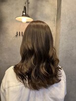 ネウィ 国分寺(newi)&nbsp;ミディアムレイヤー/ベージュカラー/くびれヘア