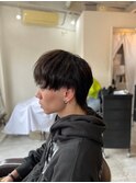 【soy-kufu】MEN'S HAIRカルマパーマダークアッシュウルフ