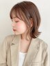 【ちょい見えおしゃれ女子♪】カット＋イヤリングカラー￥16000