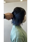 インナー×ブルーカラー