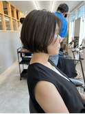アラサーアラフォーウェット感ウルフカットエアリーショート