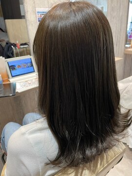 エヌアンドエー せんげん台店(N&A) 秋のヘアカラー うねり予防の髪質改善艶カラー ブラウン