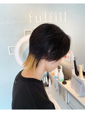 ケアアンドデザイン 今里本店(care&design fulfill) 【ボブウルフ】【メンズ】【ウルフ】20代30代40代