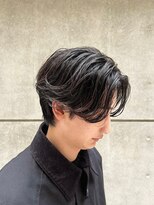 ガーデン 銀座(GARDEN)&nbsp;艶センターパートニュアンスパーマダークアッシュ韓国マッシュ