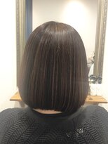 ヘアー グリーン(hair green) 30代40代50代/大人ボブ/ハイライトボブ/ツヤ髪スタイル