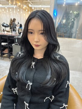 ロンドアジュール 横浜(Lond azur) メルティカラーフェミニンロング似合わせカットレイヤーカット