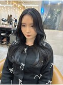 メルティカラーフェミニンロング似合わせカットレイヤーカット