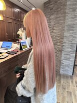 リュンヌ(Lune)&nbsp;ベビーオレンジカラー/暖色系/ブリーチカラー/ダブルカラー/YU21