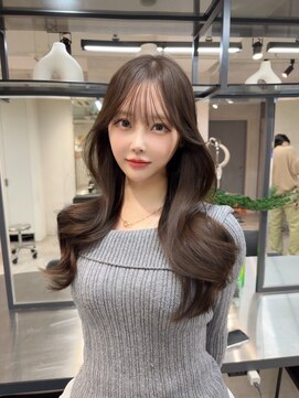 ハオ(hao) 【hao渋谷】ダークアッシュグレージュ×ラフレイヤー