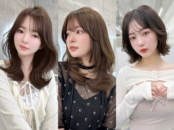 アイヴィー(IVY)の写真/[表参道30秒]リピーター多数！韓国レイヤーカットで立体感と小顔見せを叶え、大人可愛い雰囲気を演出◇