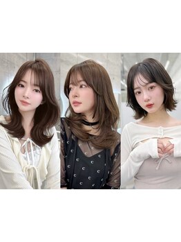 [表参道30秒]リピーター多数！韓国レイヤーカットで立体感と小顔見せを叶え、大人可愛い雰囲気を演出◇