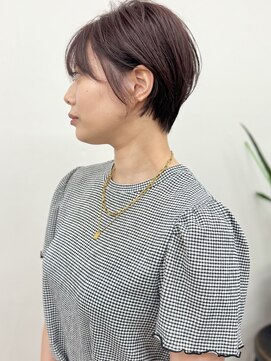 モリオ(morio) 浦和ショートくびれショートひし形ショートボブ前髪あり耳掛け