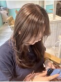 透明感たっぷりモカブラウンカラー♪