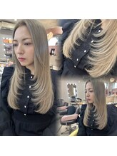 韓国ヘア×【ヘアカラー】～透け暗髪、深みブラウン、柔らかペール、ビビットハイトーン～