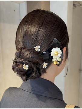 かんざしヘアセット♪