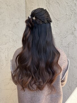 プリモ リコ(Primo.rico) ハーフアップ