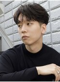 men's/顔周り/ニュアンスパーマ/黒染め/韓国/ダウンパーマ0313