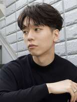 ロンドアンメゾン 原宿(Lond un Maison.) men's/顔周り/ニュアンスパーマ/黒染め/韓国/ダウンパーマ0313