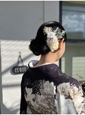 卒業式アレンジ/シニョン/まとめ髪