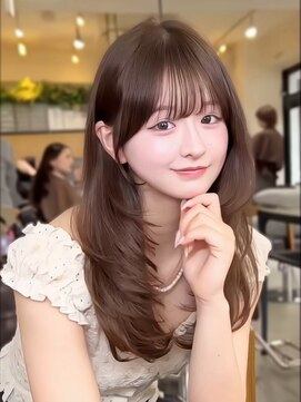コート 青山(Cote) Cote青山レイヤーカット/顔まわりレイヤー/ストレートヘア