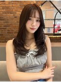 透明感カラー/ロング/顔周りレイヤー