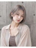 アース 熊本下通店(HAIR & MAKE EARTH)&nbsp;ホワイトボブ
