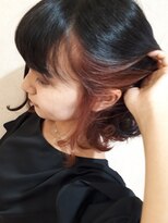 ジプソ(Gypso Hair salon)&nbsp;インナーカラーレッドカッパー
