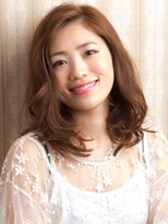 ノブヘアーデザイン 伊勢佐木町店(NOB hairdesign) 〈NOB伊勢佐木町店〉韓国風ヨシンモリ巻きかき上げバングカット