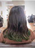 グラデーションカラーグリーン