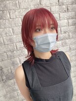 リアイス(Re:ICE)&nbsp;ミニウルフ/くすみブルー/流れるレイヤー/インナーハイライト