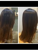 髪質改善ストレート