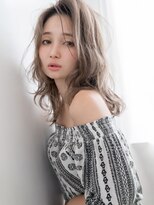 リープ 祖師ヶ谷大蔵(leap)&nbsp;透け感×無造作アップバング☆外国人風女っぽウェーブ